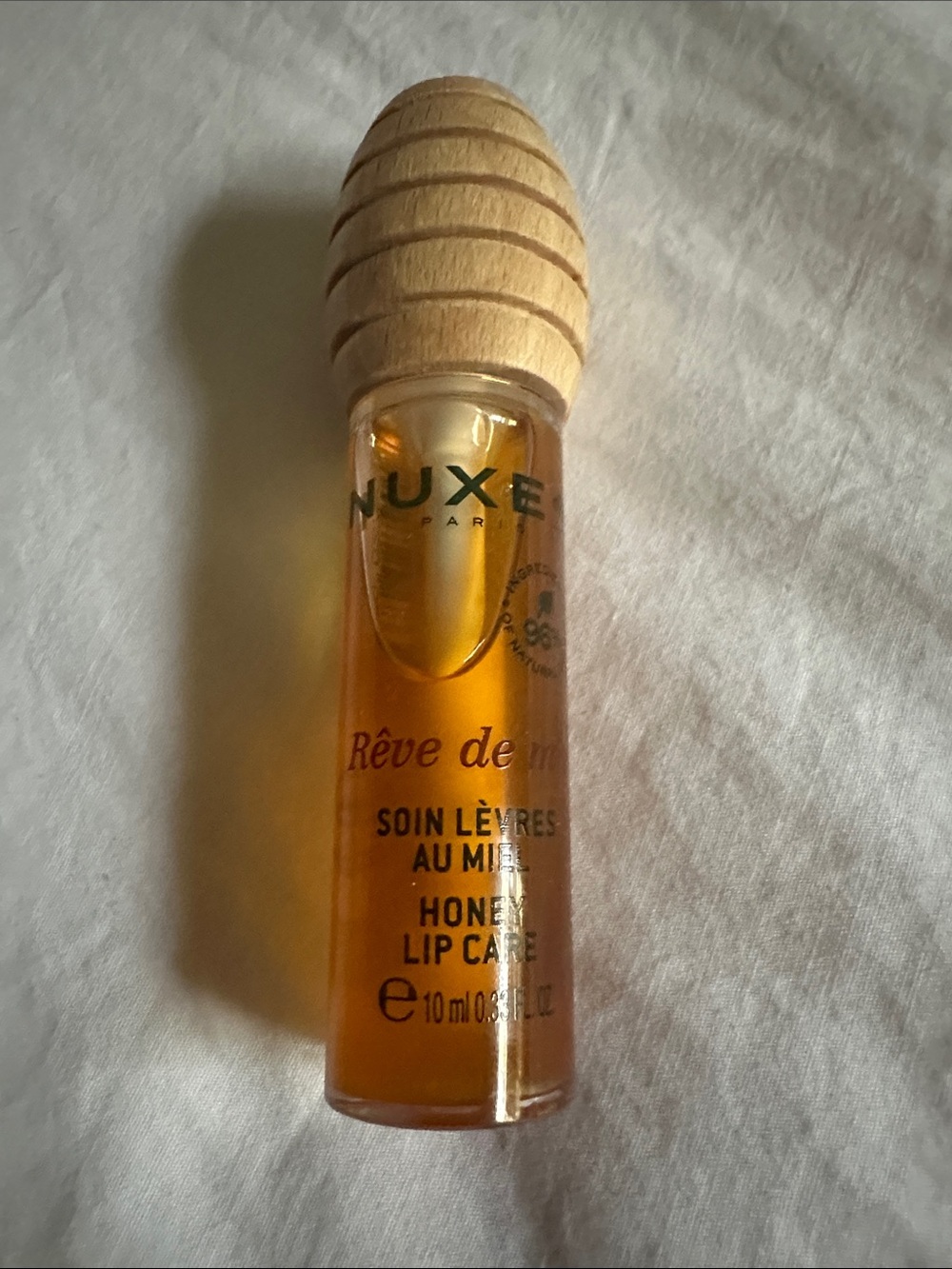 NUXE Rêve de Miel Honey Lip Care 10ml .33 oz Moisturizing Lip Oil Gloss